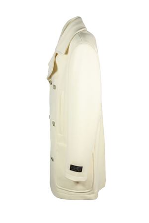 Cream white virgin wool coat MM6 MAISON MARGIELA | SH0AA0014M35469102